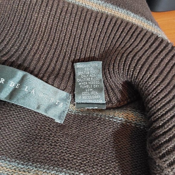 Oscar de la Renta Vintage Cotton Blend Sweater - Good Condition - Medium - Picture 7 of 7